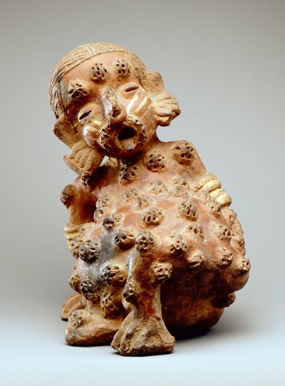 Männliche Figur mit Wunden von Nayarit